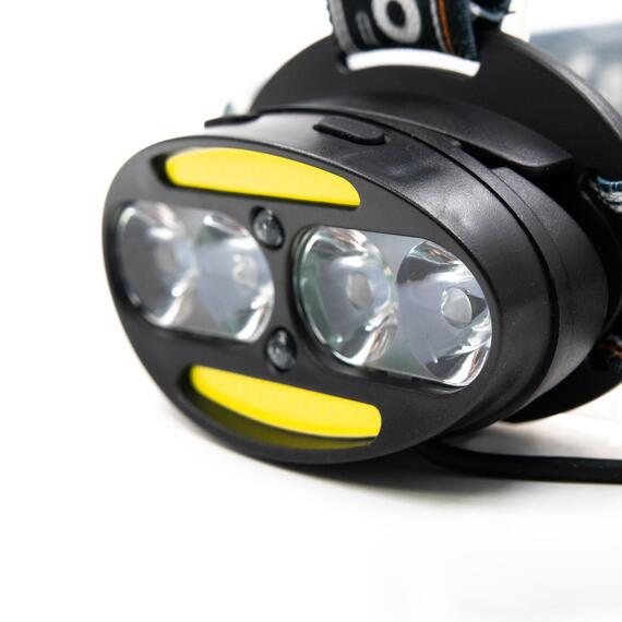 Фонарь налобный "СИБИРСКИЙ СЛЕДОПЫТ-Радиант", 4 LED + 2 COB, аккум. 220В/60/, фото , изображение 3