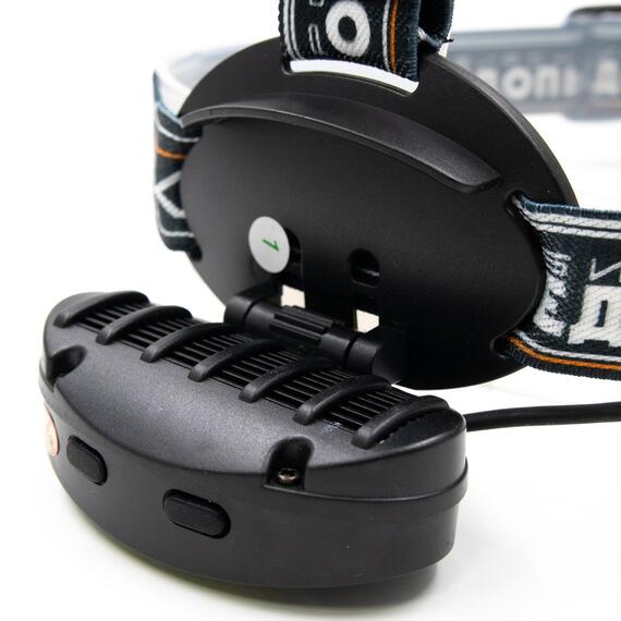 Фонарь налобный "СИБИРСКИЙ СЛЕДОПЫТ-Радиант", 4 LED + 2 COB, аккум. 220В/60/, фото , изображение 4