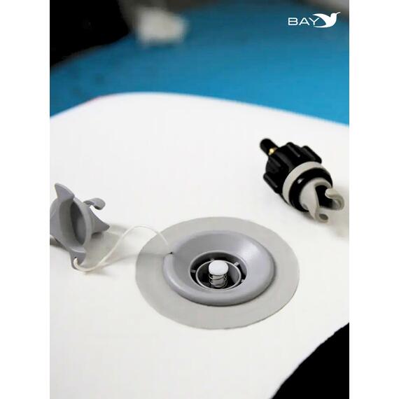 Адаптер воздушного клапана BAY чёрный. Переходник с автомобильного насоса под клапан лодки, сапборда, фото , изображение 6