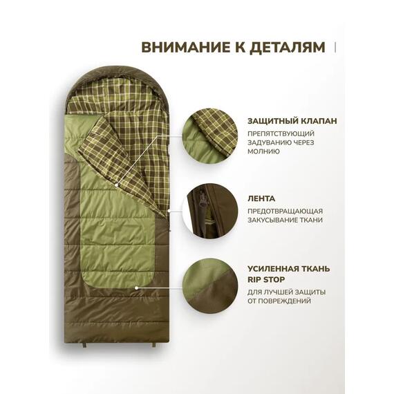 Спальный мешок RSP CHILL 200, левая молния, фото , изображение 4