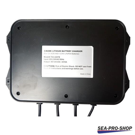 Зарядное устройство Sea-Pro ТЕ4-0273 (1х12В AGM, 3х12В LiFePo4), фото , изображение 3