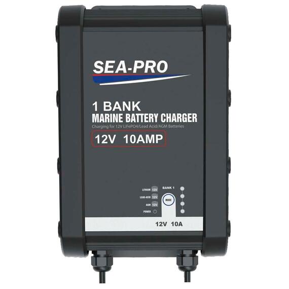 Зарядное устройство Sea-Pro ТЕ4-0333 (1х12В AGM, LEAD-ACID, LiFePo4), фото 