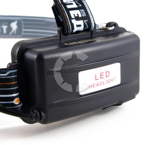 Фонарь налобный "СИБИРСКИЙ СЛЕДОПЫТ-Стильб", 1 LED + 4 COB, zoom, аккум. 220В/60/, фото , изображение 3