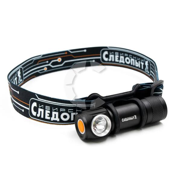 Фонарь налобный "СИБИРСКИЙ СЛЕДОПЫТ-Тензор", съемный, 1 LED, аккум. 220В, USB/200/, фото , изображение 2