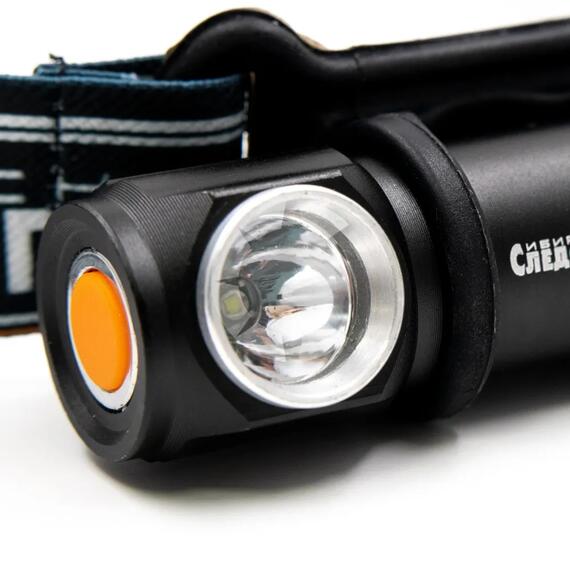 Фонарь налобный "СИБИРСКИЙ СЛЕДОПЫТ-Тензор", съемный, 1 LED, аккум. 220В, USB/200/, фото , изображение 3