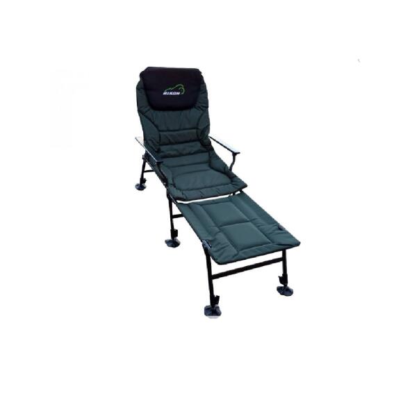 Кресло карповое складное Bison HBA-1009S с подставкой для ног, фото 