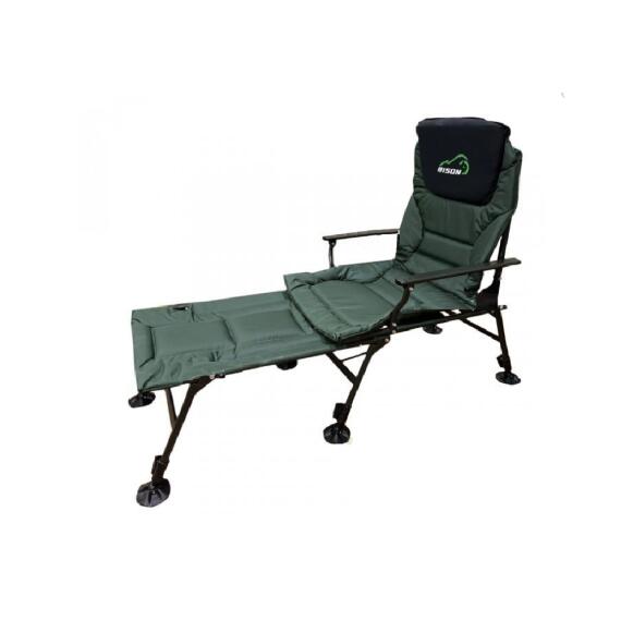 Кресло карповое складное Bison HBA-1009S с подставкой для ног, фото , изображение 2
