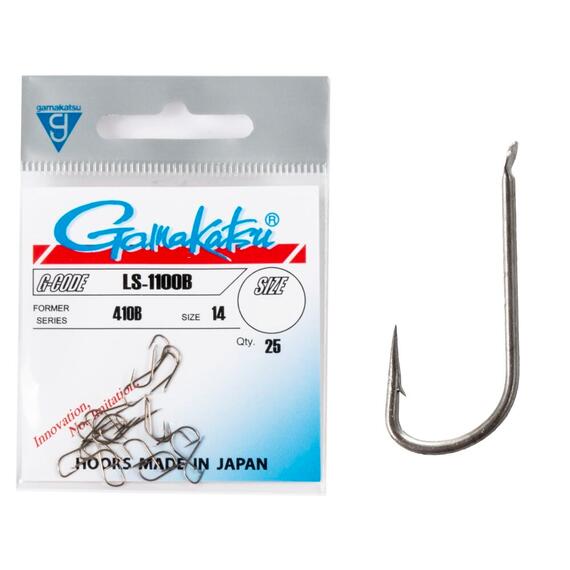 Крючки GAMAKATSU LS-1100B (BROWN) size 016, 25st, фото 