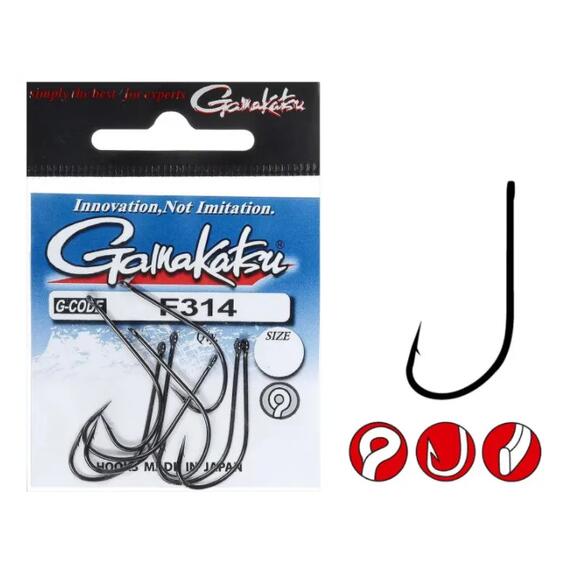 Крючки GAMAKATSU HOOK F314 #14, фото 