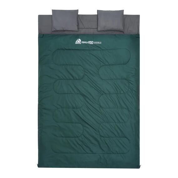 Спальный мешок RSP FAMILY 250 DOUBLE, зеленый, фото , изображение 8