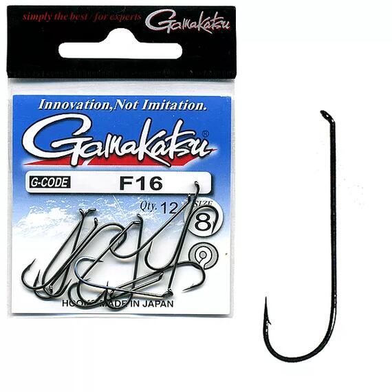 Крючки GAMAKATSU F16 size 002, 25st, фото 