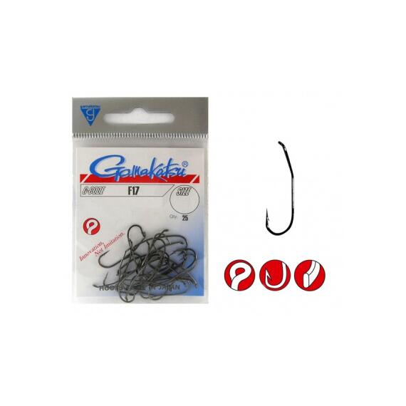 Крючки GAMAKATSU HOOK F17 #14, фото 