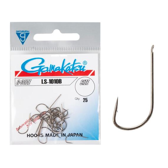 Крючки GAMAKATSU LS-1010B (BROWN) size 018, 25st, фото 