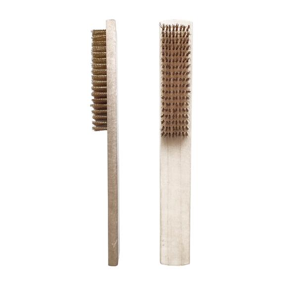 Щетка латунная восьмирядная для чистки монет, фото , изображение 5