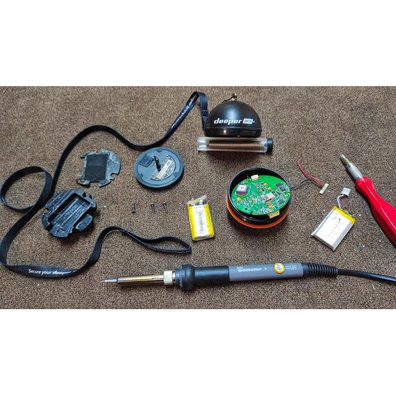 Замена аккумулятора для эхолотов DEEPER, фото 