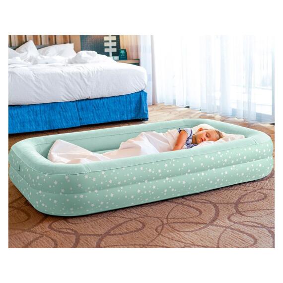 66810 Кровать детская Intex Travel 2-in-1 107х168х25 см + насос, фото , изображение 2