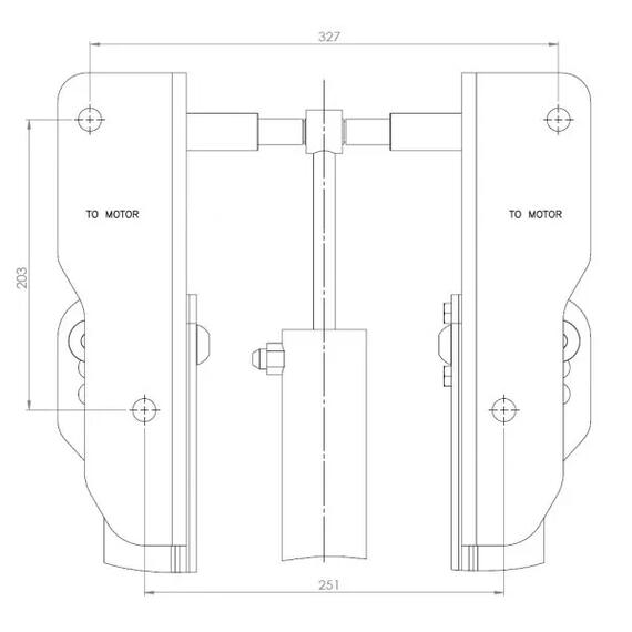 Лифт гидравлический для подвесного лодочного мотора Stronger, фото , изображение 8