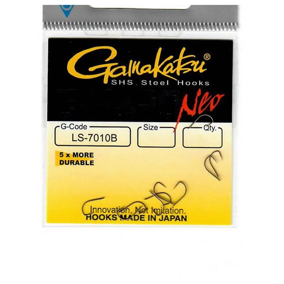 Крючки GAMAKATSU LS-7010B size 014,10st., Размер: 14, фото 