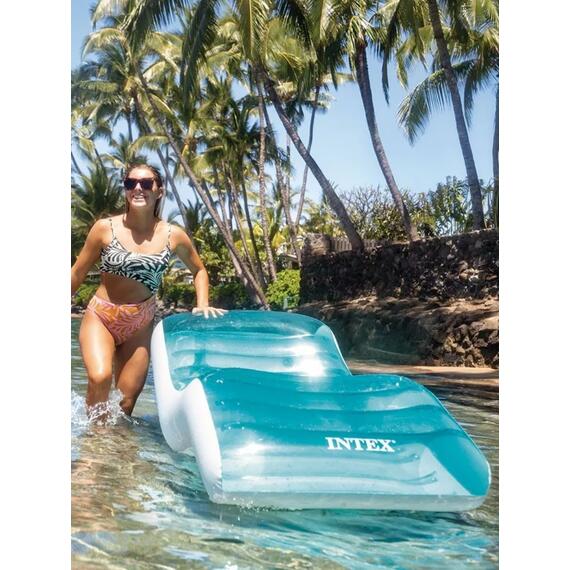 56874 Надувной шезлонг Intex 191x99 см, фото , изображение 4