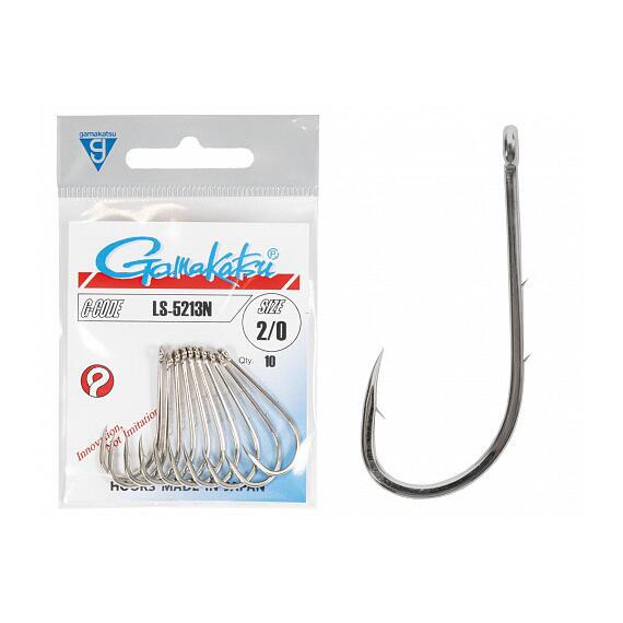 Крючки GAMAKATSU HOOK LS-5213N N/L #8, Размер: 8, фото 