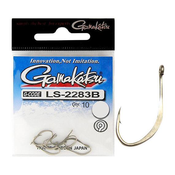 Крючки GAMAKATSU LS-2283B Ring Eye size 008, 10st, Размер: 8, фото 