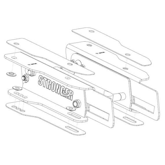 Лифт гидравлический для подвесного лодочного мотора Stronger, фото , изображение 9