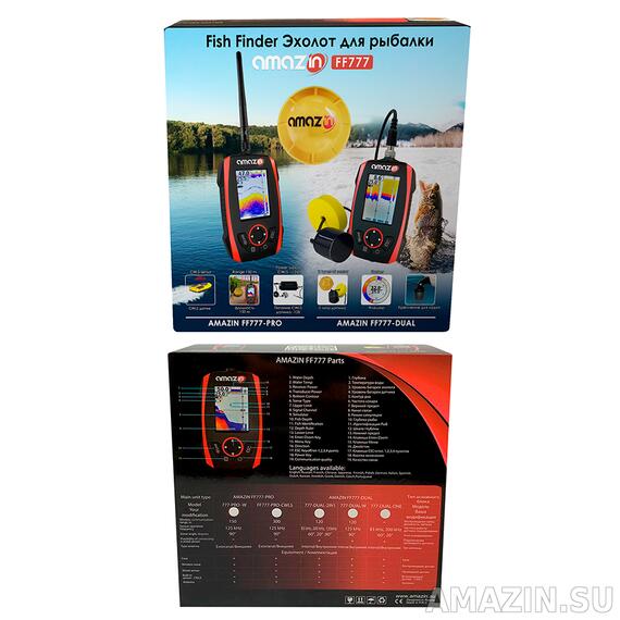 Беспроводной эхолот Amazin FishFinder FF777-PRO-W, фото , изображение 14