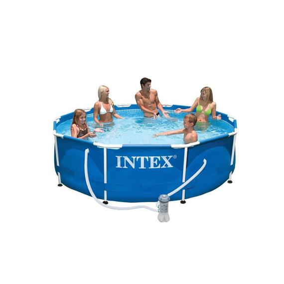 28202 Каркасный бассейн Intex 305 x 76 см с фильтр-насосом 1250 л/ч, фото , изображение 12