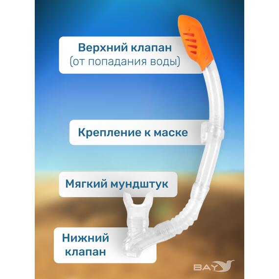 55929 Трубки для ныряния Intex easy-flow , фото , изображение 2