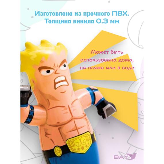 44672 Игрушка-неваляшка Intex Боец 3d , фото , изображение 4