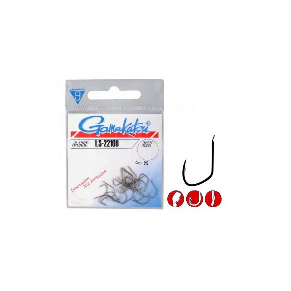 Крючки GAMAKATSU HOOK LS-2210B 15p N/L #18, фото 