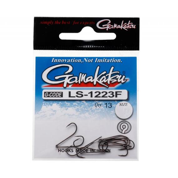 Крючки GAMAKATSU LS-1223F Ring Eye size 006, 13st, Размер: 6, фото , изображение 2