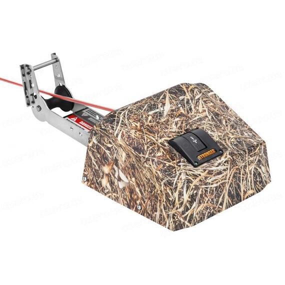 Якорная лебёдка Stronger Steel Hands 35 PRO (функция свободного сброса якоря с плавным входом) камыш, фото 