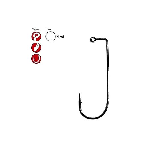 Крючки GAMAKATSU HOOK JIG 22 NKL #1, Размер: 1, фото 