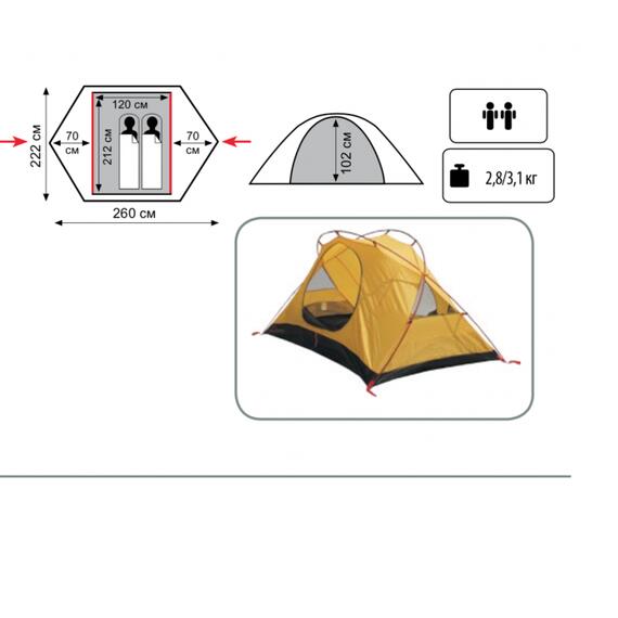 Палатка Tramp Sarma 2 V2