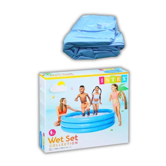 58446 Бассейн детский надувной Intex Кристалл, 168 х 38 см, от 2 лет, фото , изображение 8