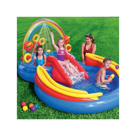 57453 Игровой центр Intex Радуга, 297 х 193 х 135 см, от 3 лет, фото , изображение 10