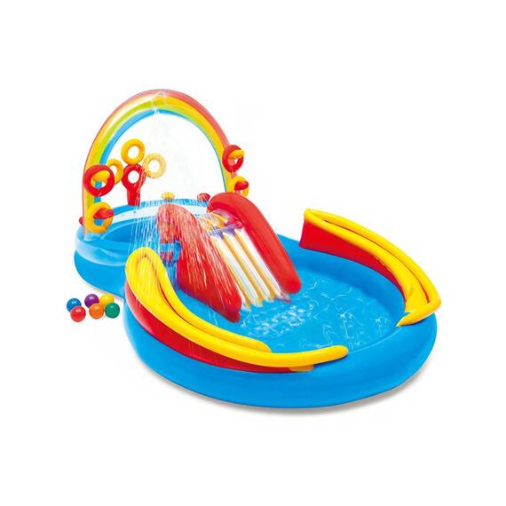 57453 Игровой центр Intex Радуга, 297 х 193 х 135 см, от 3 лет, фото , изображение 5