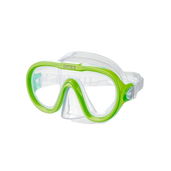 55916 Маски для плавания Intex sea scan, Цвет: салатовый, фото , изображение 5