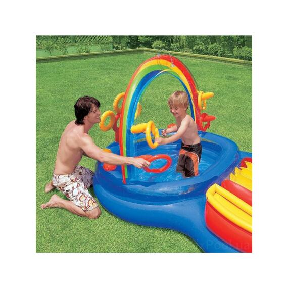 57453 Игровой центр Intex Радуга, 297 х 193 х 135 см, от 3 лет, фото , изображение 8