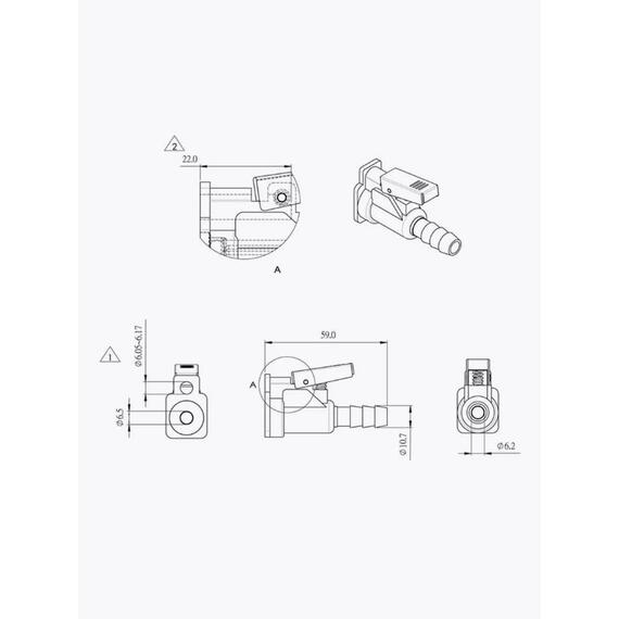 Коннектор на топливный бак для Suzuki, фото , изображение 3