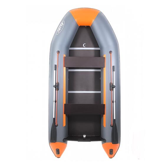 Моторно-гребная лодка Flinc FT360K оранжево-графитовый, фото 