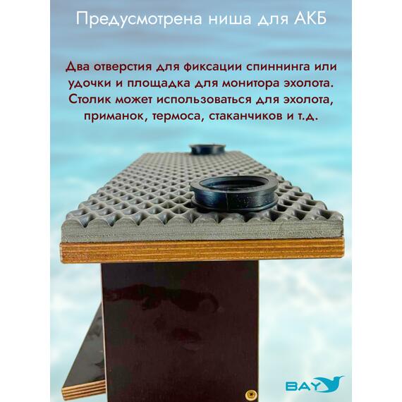 УКБ с отверстиями под 2 удилища (УКБ 2У) + EVA коврик, фото , изображение 6