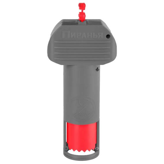 Кротоловка Пиранья серая с красной ручкой, Цвет: серый + красный, Вес, гр: 190, фото , изображение 4