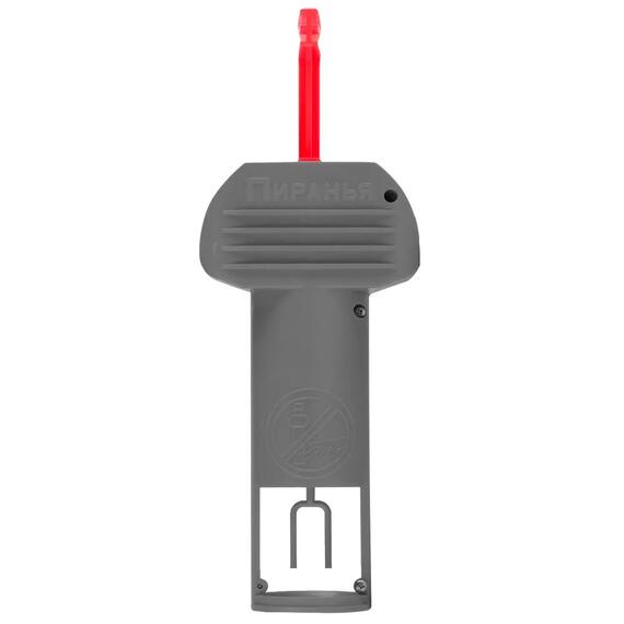 Кротоловка Пиранья серая с красной ручкой, Цвет: серый + красный, Вес, гр: 190, фото , изображение 2