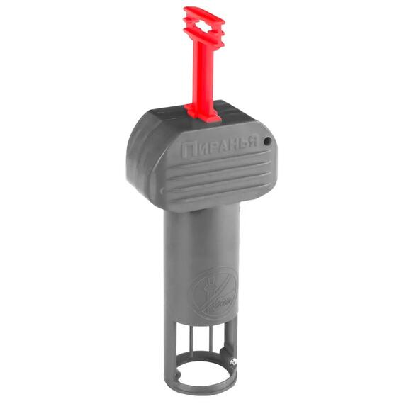 Кротоловка Пиранья серая с красной ручкой, Цвет: серый + красный, Вес, гр: 190, фото 