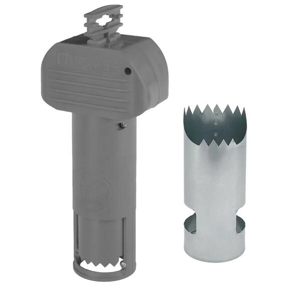 Набор Кротоловка Пиранья серая + цилиндр, Цвет: серый, Вес, гр: 330, фото , изображение 3