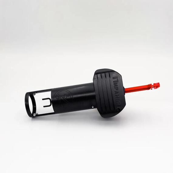 Набор Кротоловка Пиранья черная с красной ручкой + цилиндр, Цвет: черный + красный, Вес, гр: 330, фото , изображение 4