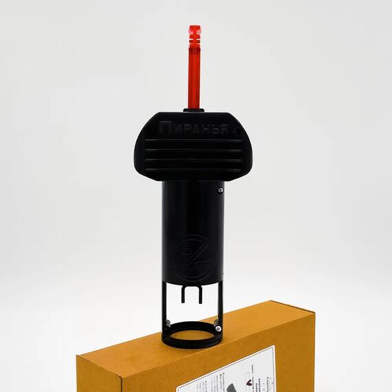 Кротоловка Пиранья черная с красной ручкой, Цвет: черный + красный, Вес, гр: 190, фото , изображение 6