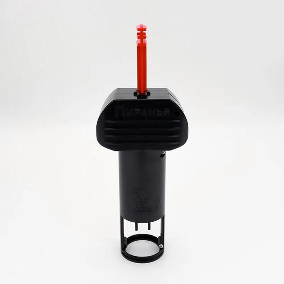 Кротоловка Пиранья черная с красной ручкой, Цвет: черный + красный, Вес, гр: 190, фото , изображение 5